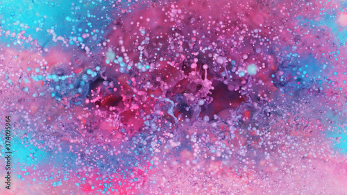 Abstract watercolor background with coloured spectrum
