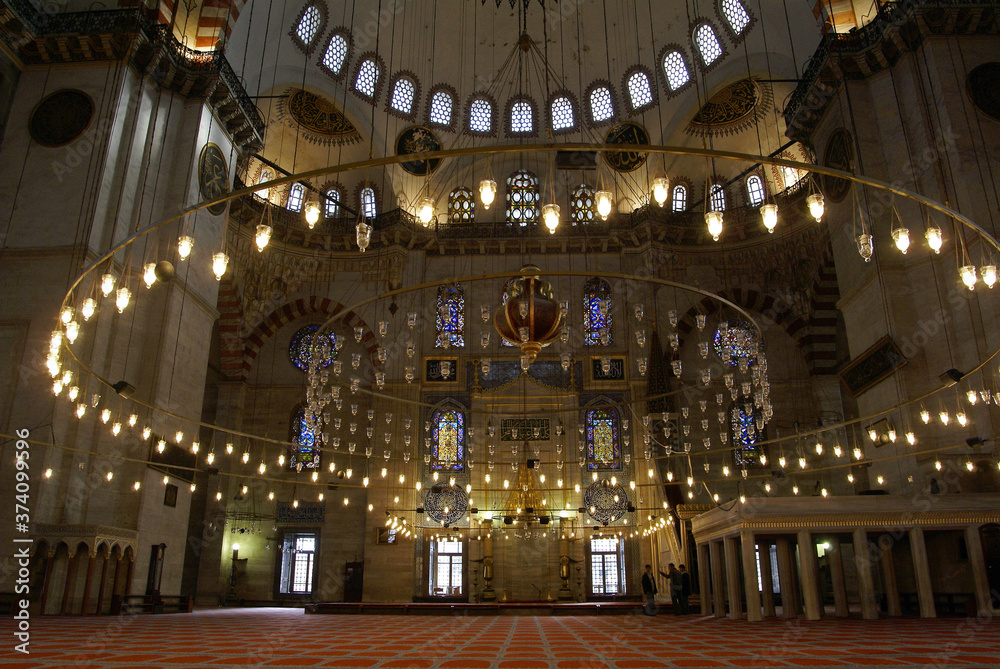 Mezquita Süleymanye(1557).Estambul.Turquia. Asia.