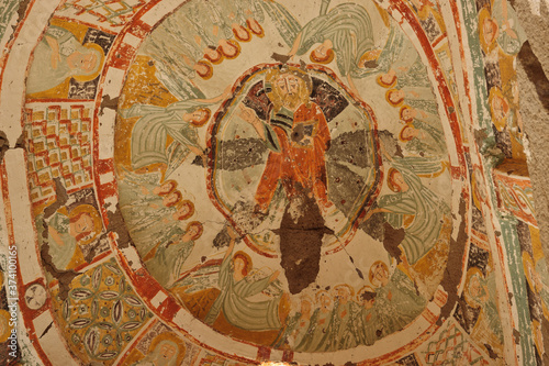 Ascension de Cristo.Iglesia Agaçalti, sigles IX-XI.Valle de Ihlara. Aksaray.Capadocia.Anatolia central.Turquia. Asia.