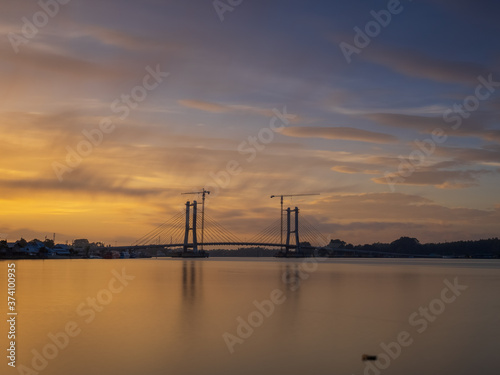 bridge over the river