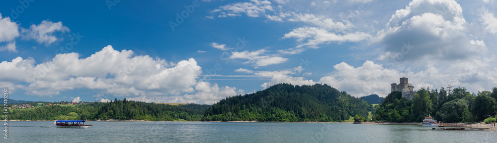 Panorama plaża Niedzica