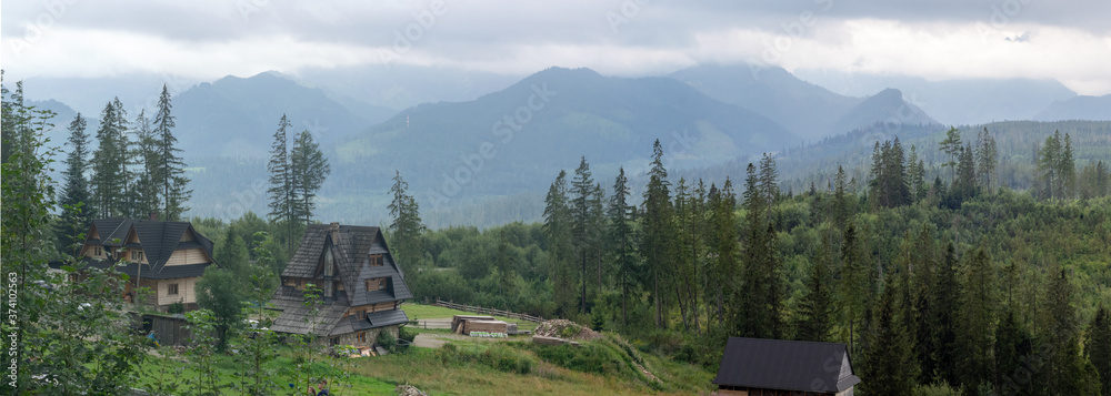 Panorama z polany Głodówka