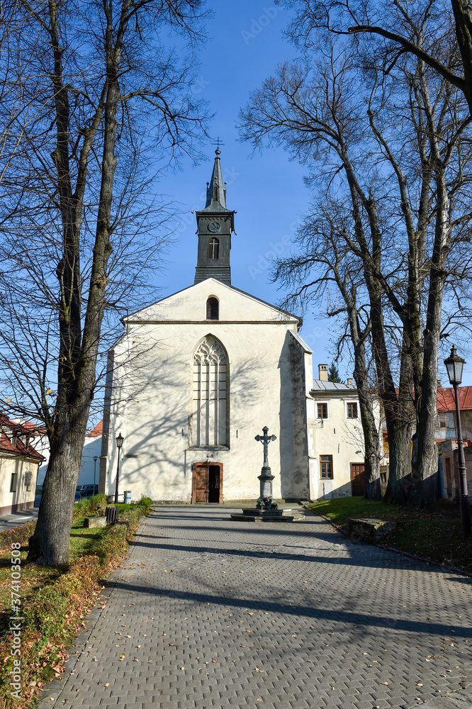 Fototapeta premium contemporary urban landscape of Bardejov