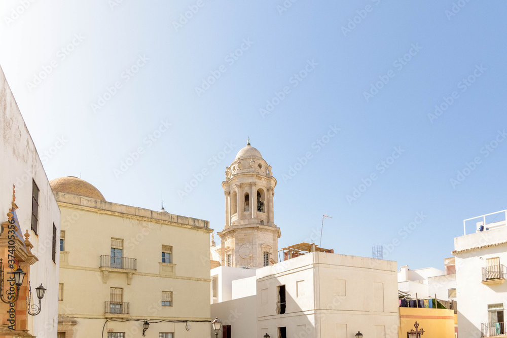 Cadiz, a beautiful city in southern Spain on the Andalusian coast.