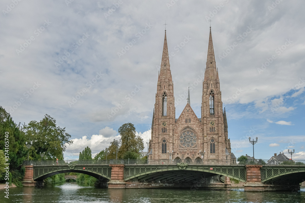 evangelische Paulskirche in Straßburg in Frankreich