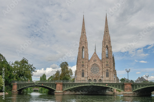 evangelische Paulskirche in Straßburg in Frankreich