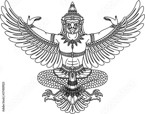 Hinduism Garuda God