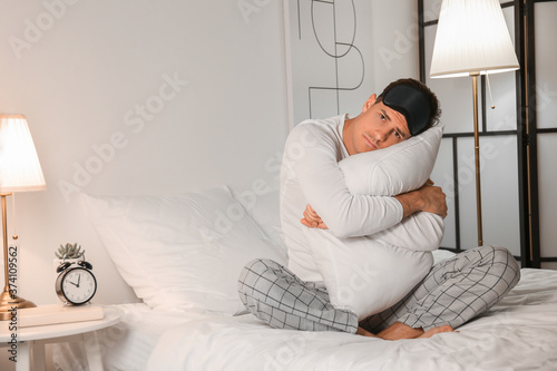 Young man suffering from in...