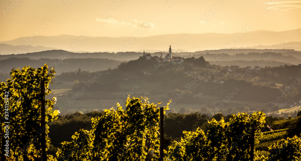 village Straden in southeastern Styria, Austria