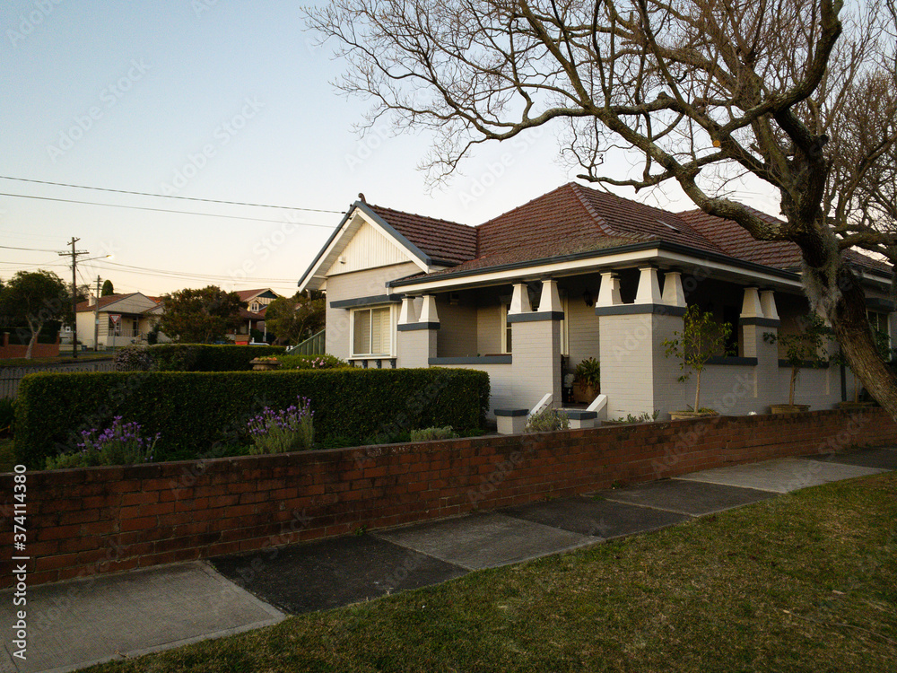 Suburban federation house in Sydney NSW Australia Suburban federation house in Sydney NSW Australia