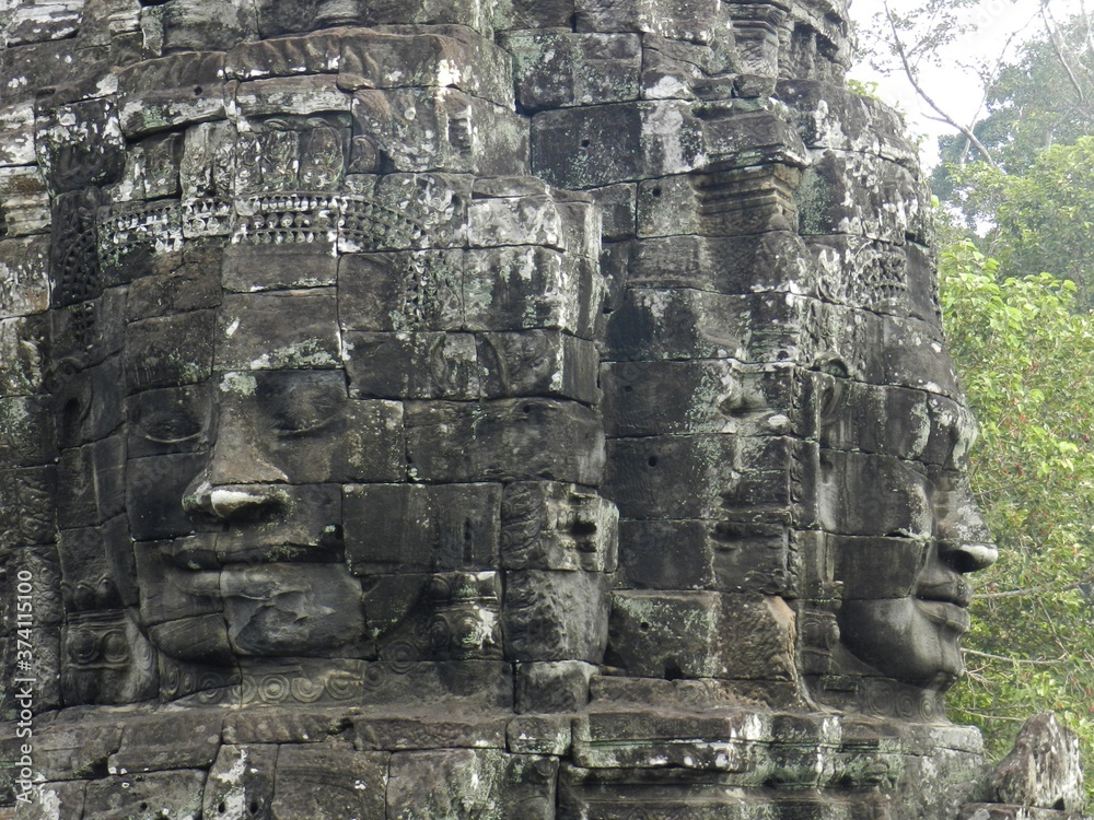 Face towers, Bayon Temple, Angkor Wat