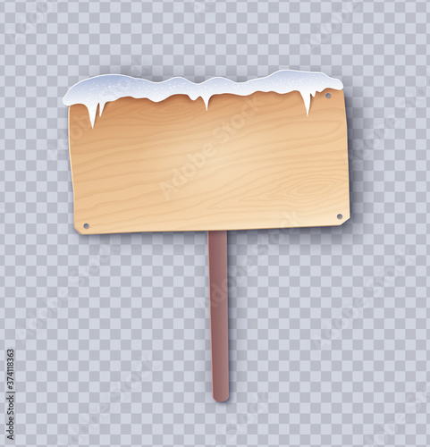 Paper cut wooden signboard