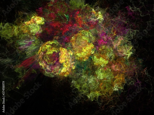 Imaginatory fractal background Image