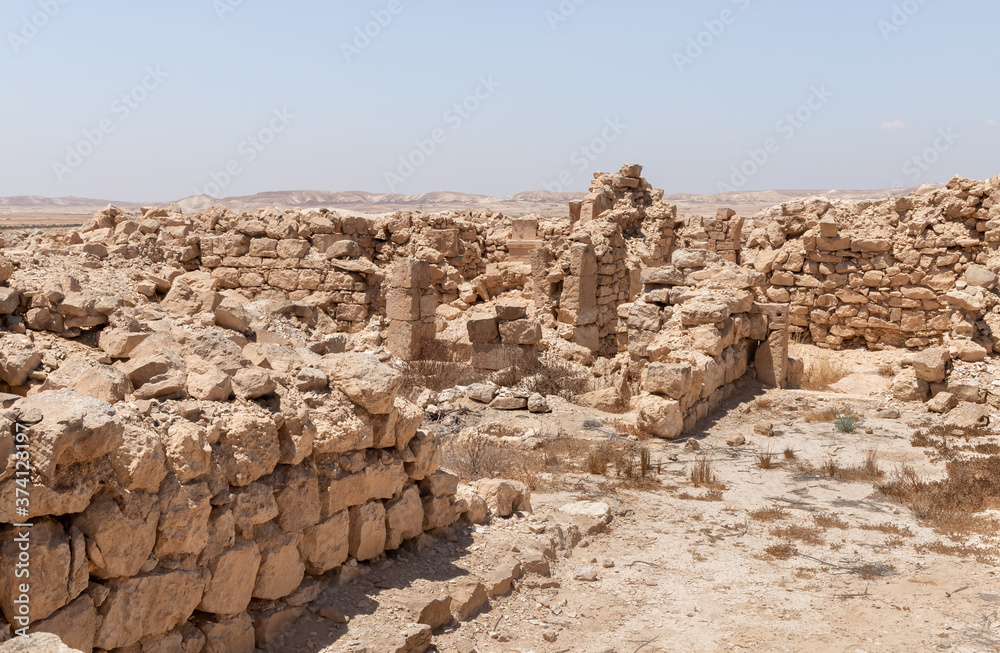 Shivta - a national park in  southern Israel, includes the ruins of an ancient Nabatean city in the northern Negev.