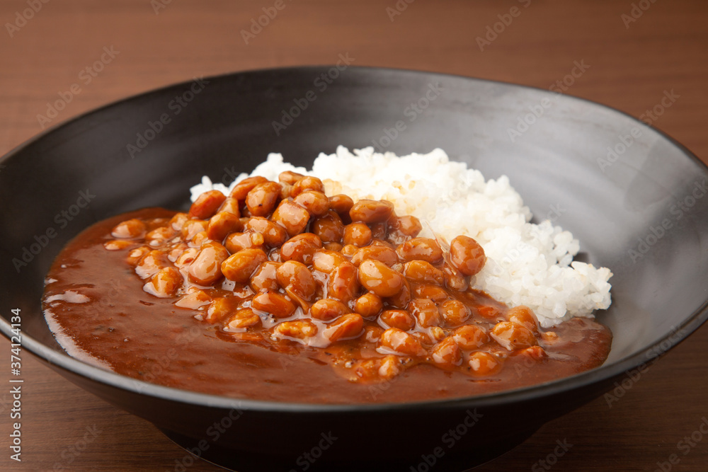 納豆カレー 納豆カレー