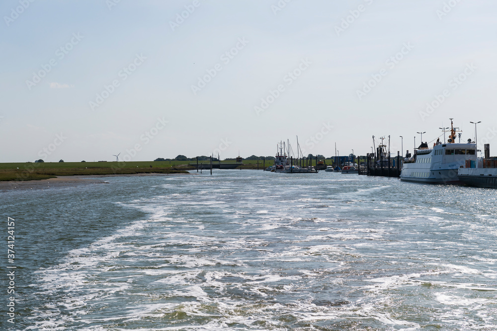 Mit der Fähre zur Insel Baltrum Stock Photo | Adobe Stock