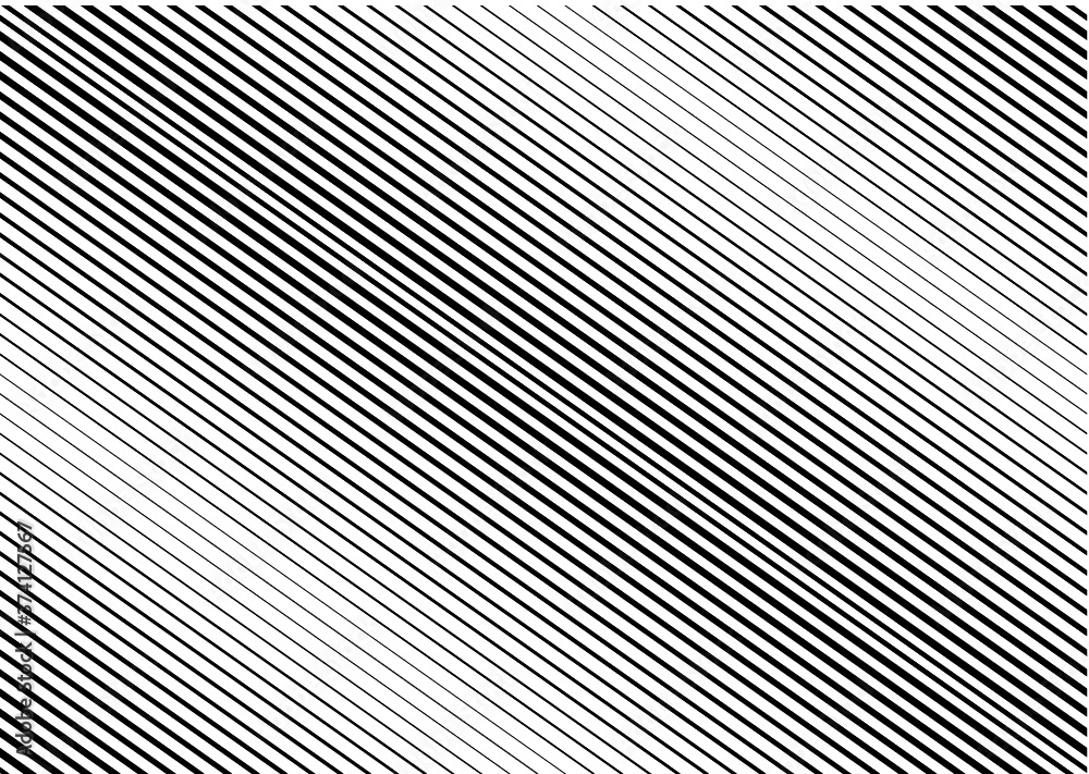 Abstract Black Diagonal Striped Background . Vector parallel slanting, oblique lines texture