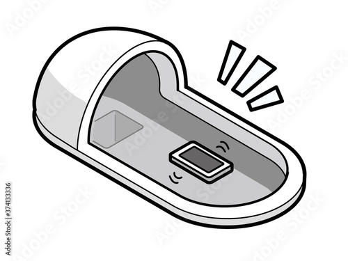 和式トイレに落ちた携帯電話
