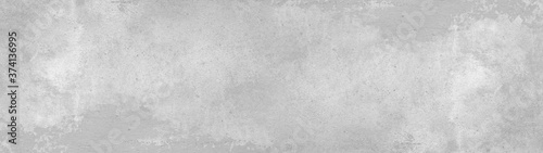 Grey gray white stone concrete texture background panorama banner long