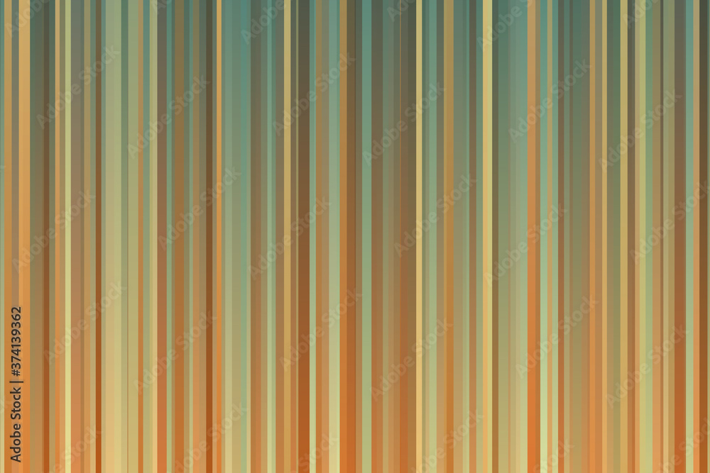 Obraz premium Orange, yellow and green lines abstract background. Great illustration for your needs.