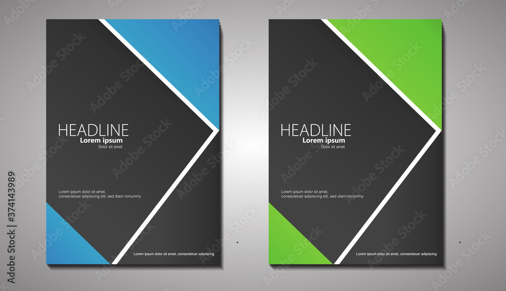 Modern Minimalist Brochure Cover Folder Book Template. For Business, Marketing, Advertising.