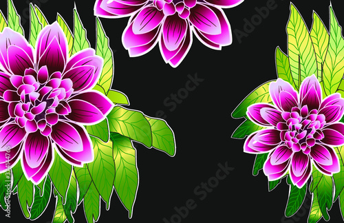 Style floral de luxe graphique et très élégant homme et femme. 