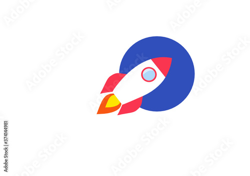 Fusée dans l'espace