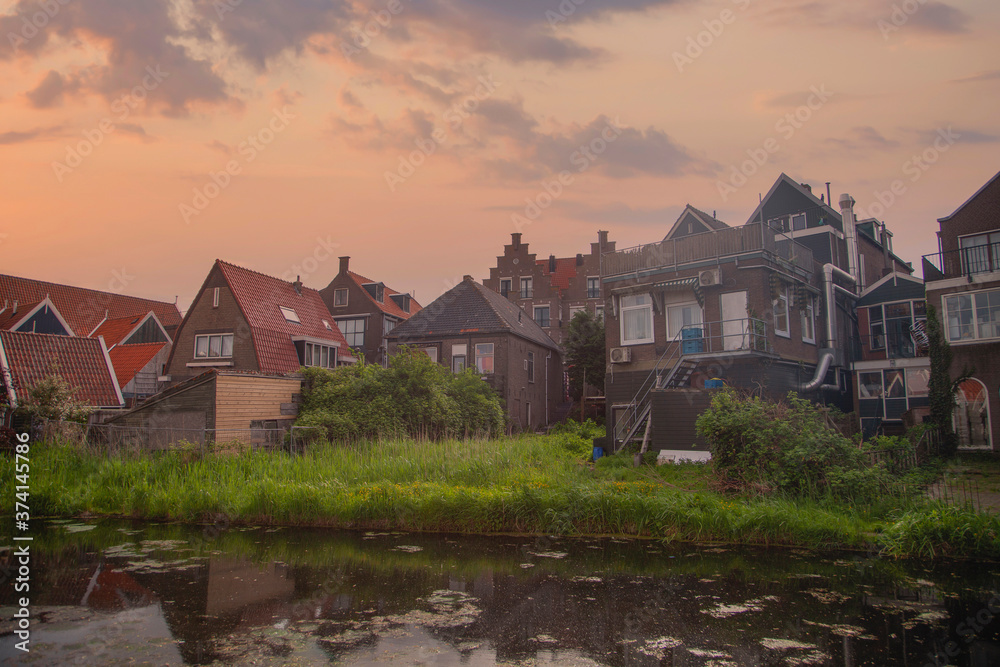 Traditional houses in Holland Traditional houses in Holland