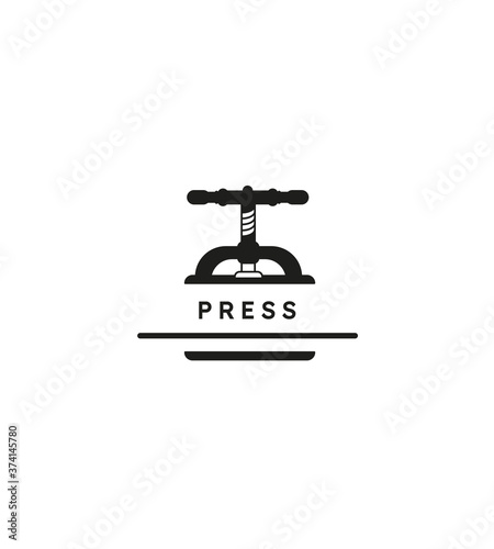 imprimeur, artisan, art, métier, logo, identité, graphisme, presse