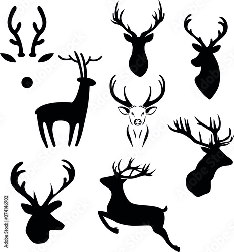  Deer Silhouette