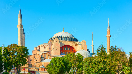 Canvas Print Hagia Sophia mosque in Istanbul