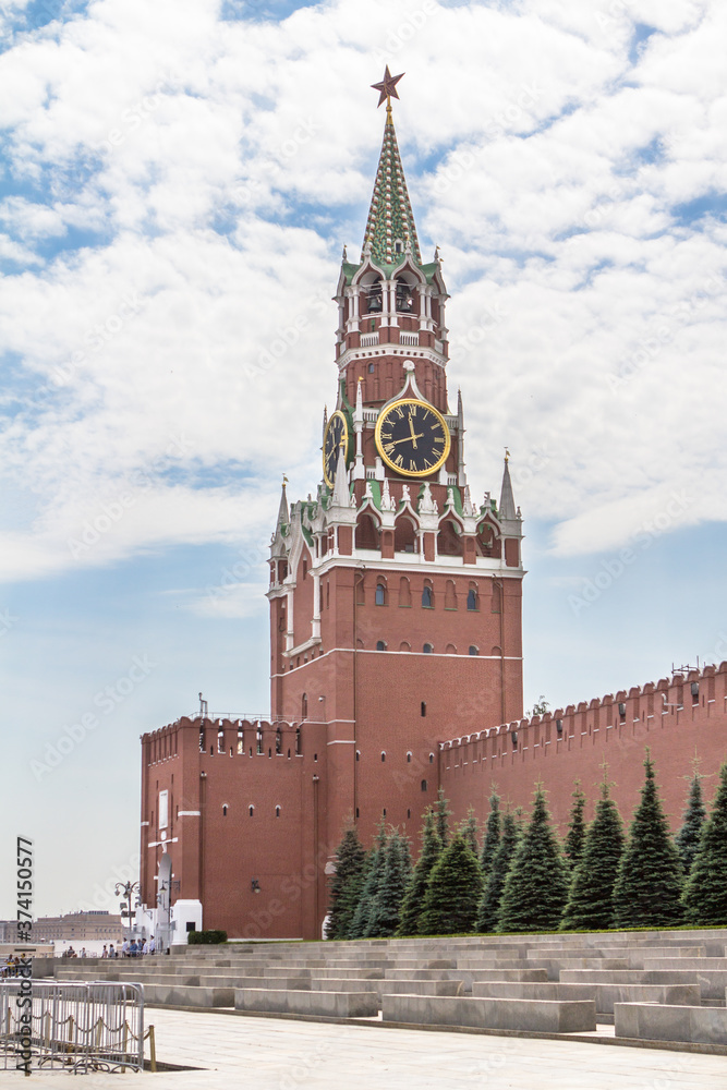 Savior Tower at the Red Square in Moscow Savior Tower at the Red Square in Moscow