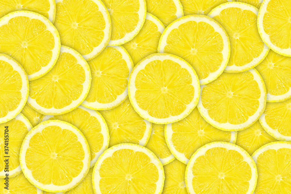 lemon slices background