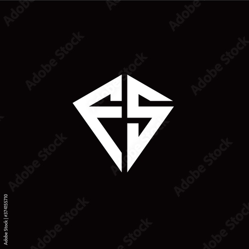 Free Download Initial F S letter with kite modern style logo template vector - GFXLoad