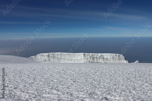 The Glacier still left on Mount Kilimanjaro