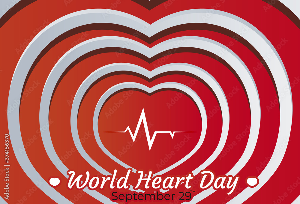 Flat Design Illustration Of World Heart Day Templates, Design Suitable For Posters, Backgrounds, Greeting Cards, World Heart Day Themed
Flat Design Illustration Of World Heart Day Templates, Design Suitable For Posters, Backgrounds, Greeting Cards, World Heart Day Themed