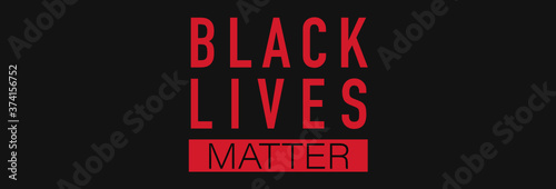 Black Lives Matter. Symbol of American Flag. Equality of races and skin colors	
