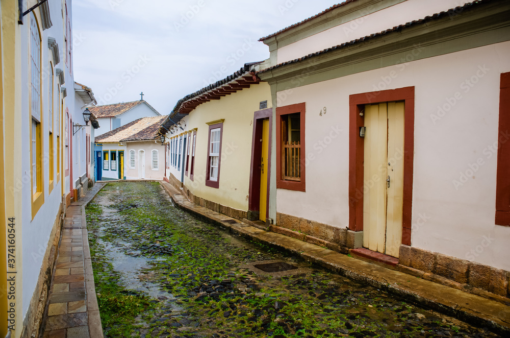 Rua das casas tortas - Cidade de São João Del Rei - Minas Gerais
