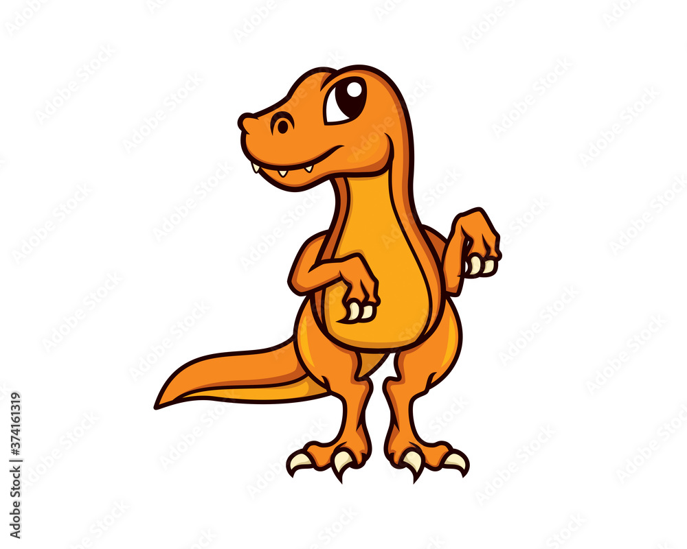 Obraz premium Detailed Tyrannosaurus or T-Rex Illustration