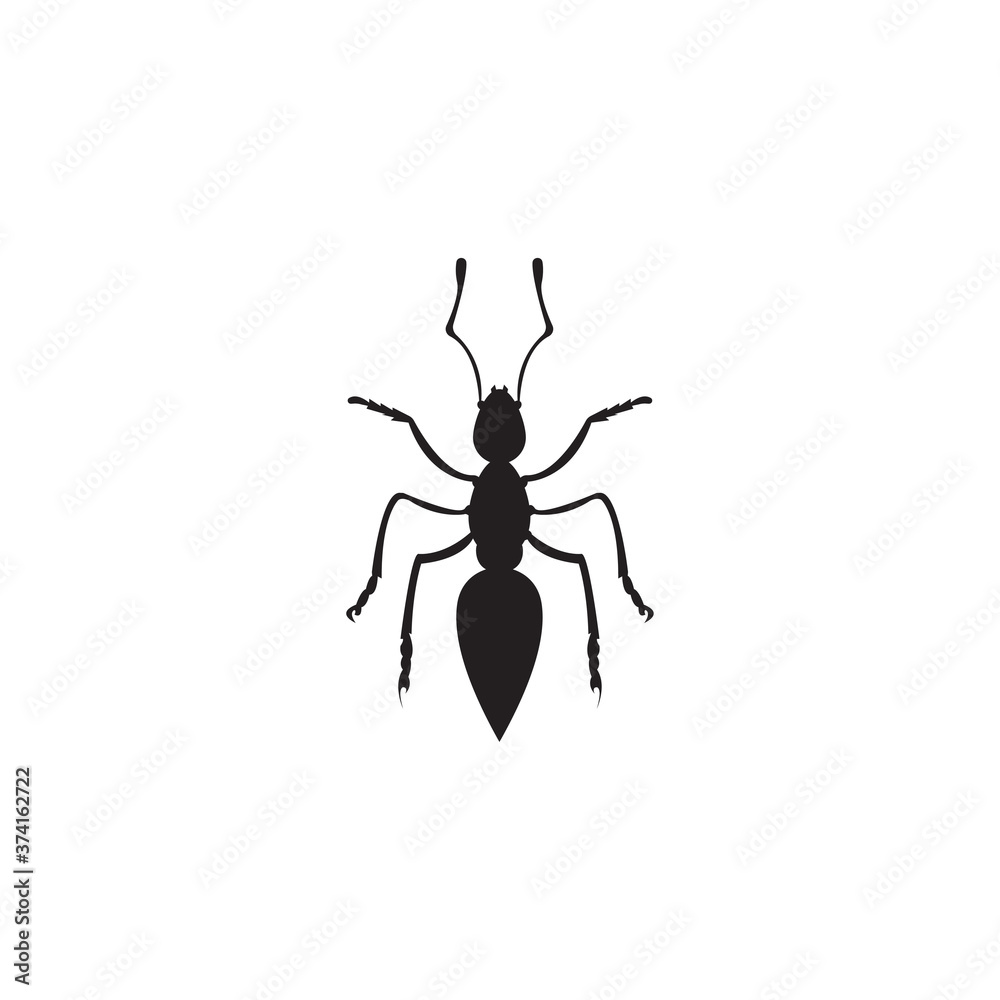 Insect icon illustration black clipart design vector Insect icon illustration black clipart design vector
