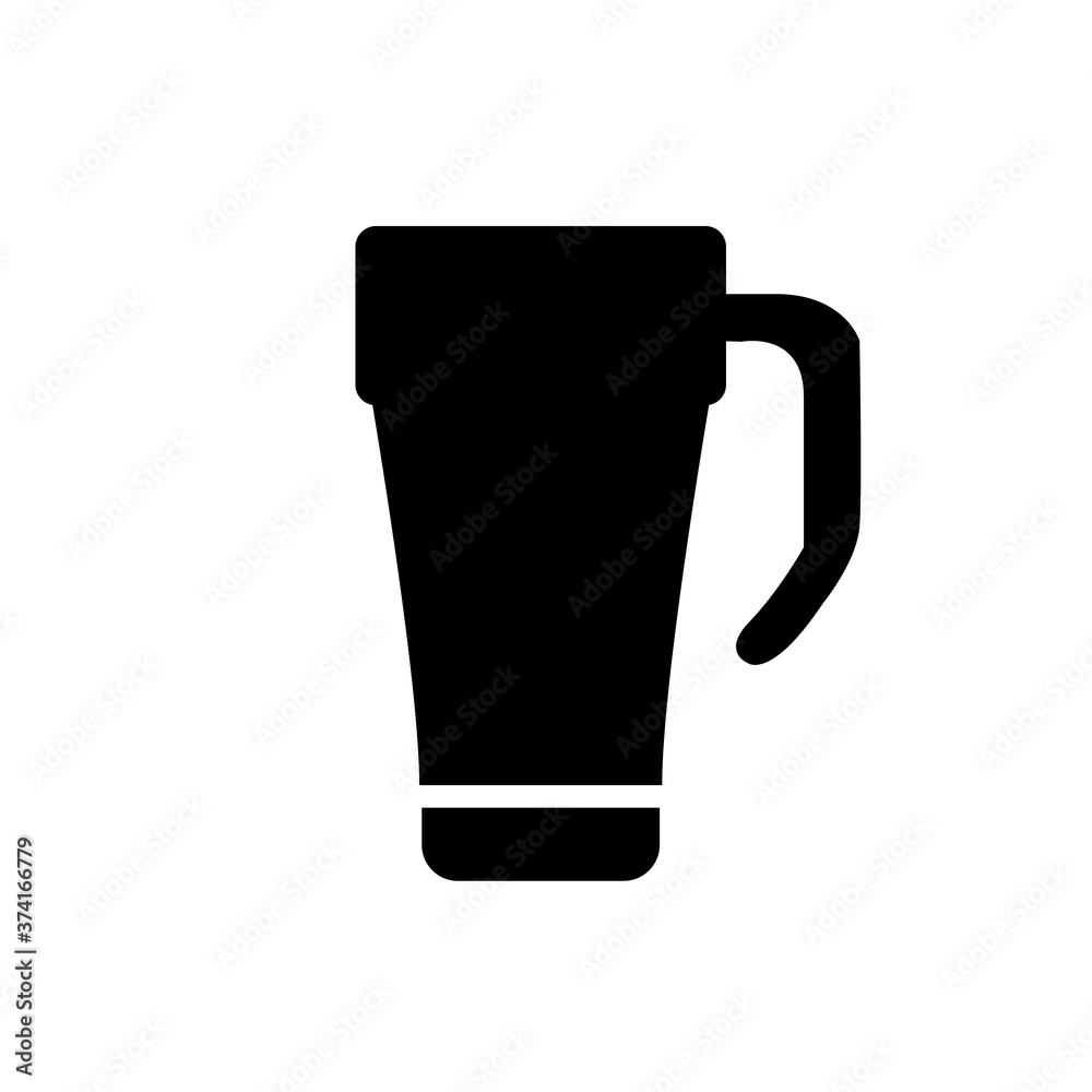 Coffee icon, coffee shop logo isolated on white background Coffee icon, coffee shop logo isolated on white background