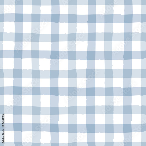 Pastel blue watercolor style checkered pattern texture