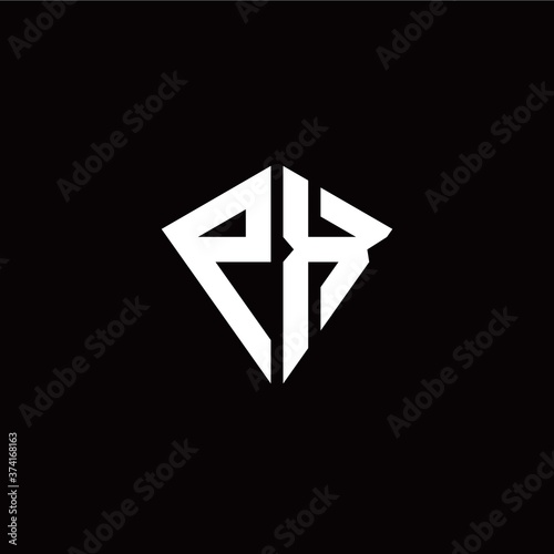 Free Download Initial P X letter with kite modern style logo template vector - GFXLoad