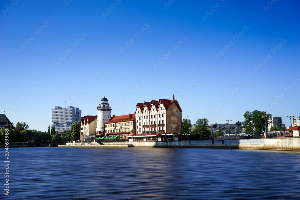 Fototapeta premium The urban landscape of the city of Kaliningrad