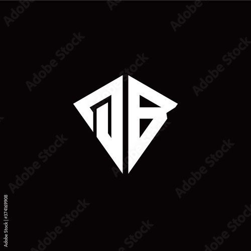 Free Download Initial Q B letter with kite modern style logo template vector - GFXLoad