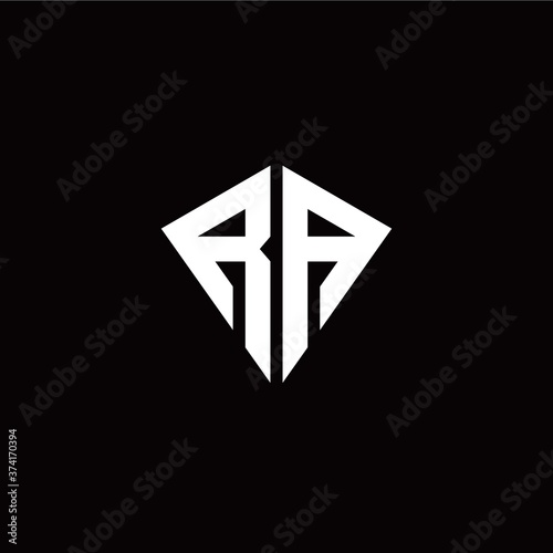Free Download Initial R A letter with kite modern style logo template vector - GFXLoad