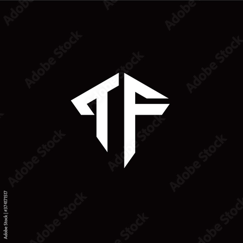 Free Download Initial T F letter with kite modern style logo template vector - GFXLoad