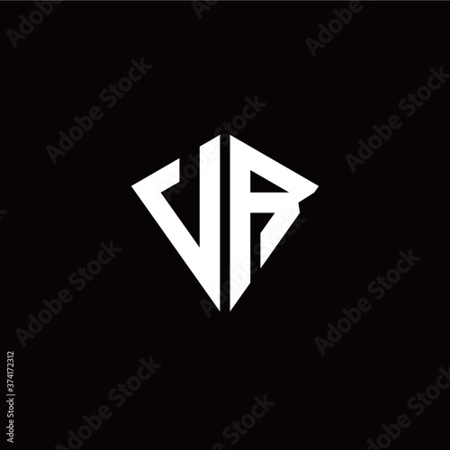 Free Download Initial V R letter with kite modern style logo template vector - GFXLoad
