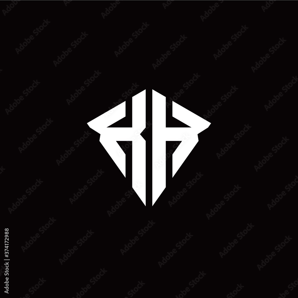 Obraz premium Initial X K letter with kite modern style logo template vector