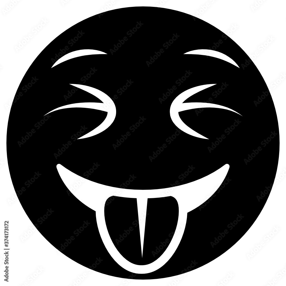 Design of eyes closed and tongue out emoji, stuck out tongue editable cute emotag
Design of eyes closed and tongue out emoji, stuck out tongue editable cute emotag